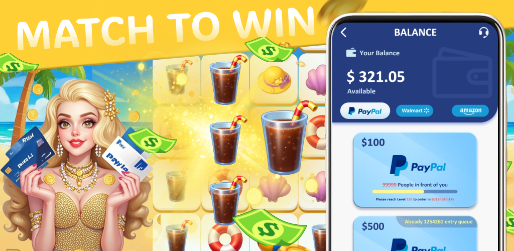 Tile Beach Game Banner